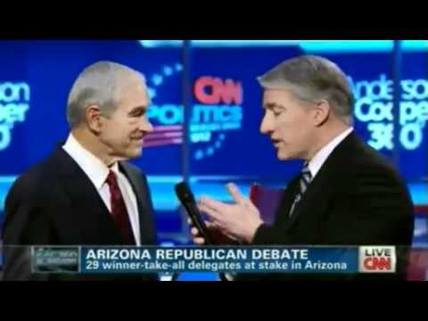 Ron Paul Is Second in Delegates and Can Beat Obama! (Post-Debate Interview with John King)