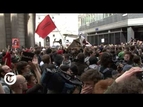 G20 rioters storm RBS - Telegraph TV exclusive