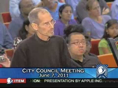 Steve Jobs Presents to the Cupertino City Council (6/7/11)