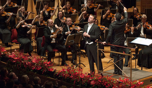 Tenor Joseph Calleja, featured soloist at the 2011 Nobel Prize Concert in the Stockholm Concert Hall. 