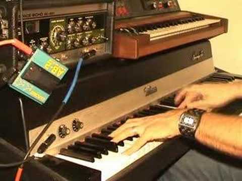 Fender Rhodes amp test