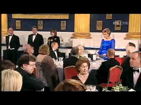 President of Ireland Mary McAleese speech at the Irish State Banquet for Queen Elizabeth II