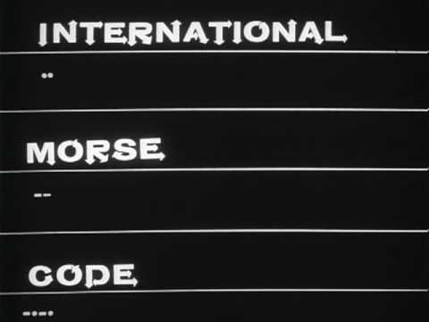 International Morse Code, Hand Sending