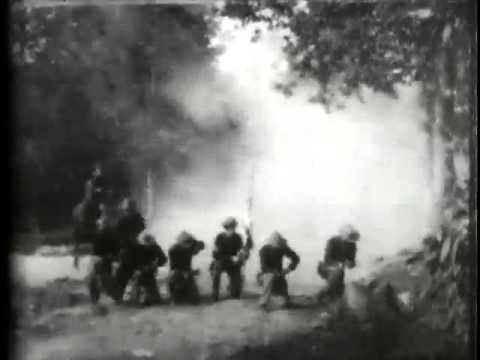 US Infantry supported by Rough Riders at El Caney