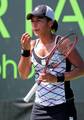 Heather Watson (GBR) competes against Lucie Safarova (CZE) during the Day 5 of the Sony Ericsson Open at Crandon Park Tennis Center on March 23, 2012 in Key Biscayne, Florida - USA.