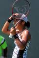 Heather Watson (GBR) competes against Lucie Safarova (CZE) during the Day 5 of the Sony Ericsson Open at Crandon Park Tennis Center on March 23, 2012 in Key Biscayne, Florida - USA.