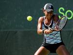 Heather Watson (GBR) competes against Lucie Safarova (CZE) during the Day 5 of the Sony Ericsson Open at Crandon Park Tennis Center on March 23, 2012 in Key Biscayne, Florida - USA.