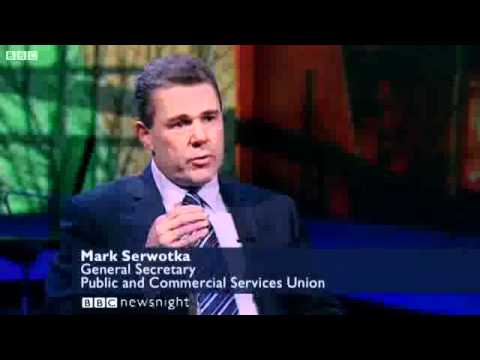 Mark Serwotka rubbishing Francis Maude