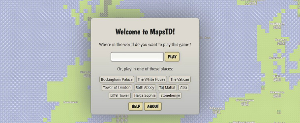 MapsTD Turns Google Maps into a Tower Defense Generator