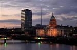 The spire of Dublin is seen in central Dublin, Ireland, Tuesday, Nov. 23, 2010. Lawmakers in Irish Prime Minister Brian Cowen's own party mounted a rebellion Tuesday to try to oust him, an effort that could trigger a snap election and delay a massive EU-IMF bailout of Ireland. At stake is the future course of the potentially euro 100 billion ($135 billion) European Union and International Monetary Fund rescue of Ireland, a nation heading toward bankruptcy.