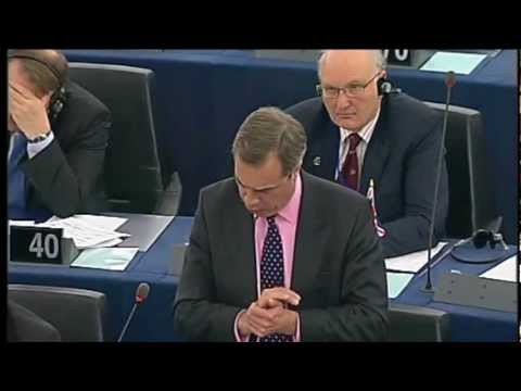 UKIP Leader Nigel Farage - EU On the Titanic towards Economic and Democratic Disaster - Dec 2011