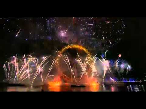 London Fireworks 2012 New Years Eve!!!!! HQ