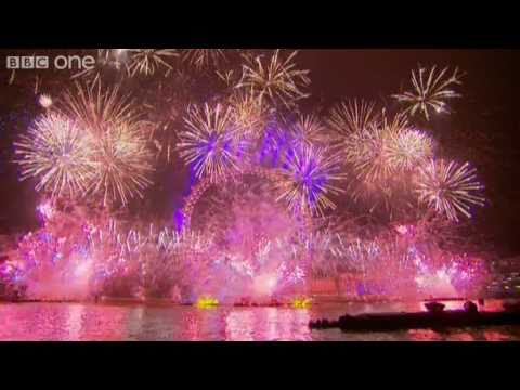 London Fireworks on New Year's Day 2011 - New Year Live - BBC One