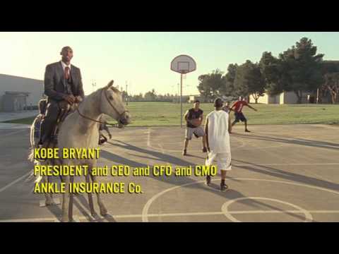 Laker Kobe Bryant Sells Ankle Insurance....New Nike Viral Video