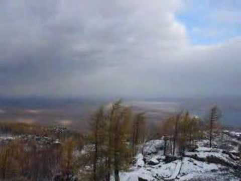 The first snows on Ural mountains