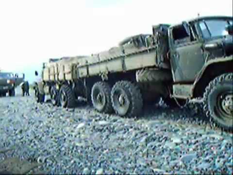 Russian car Ural Mountains.mp4