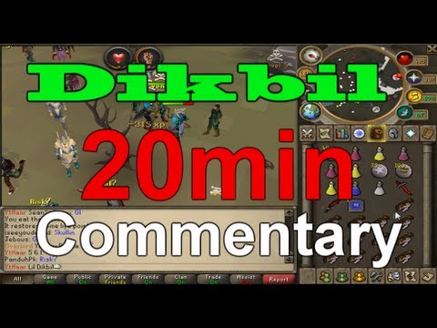 Runescape - Dikbil - Pking With live Commentary Unedited video (Uncut)