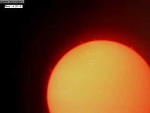 Solar telescope testing