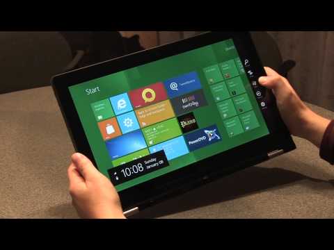 Lenovo IdeaPad Yoga hands-on video