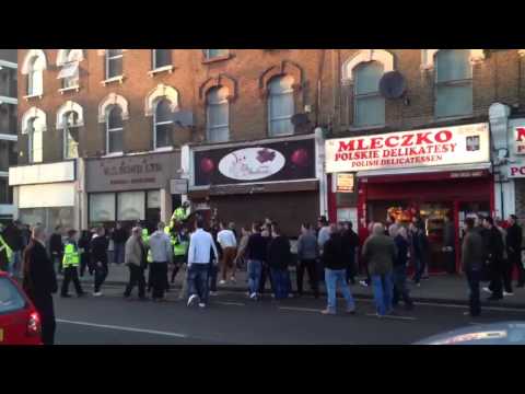 Fulham fans after QPR