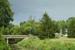 A mid September thunderstorm rolls into DeKalb over the Kishwaukee River. The United States Geological Survey maintains four monitoring stations, in cooperation with National Weather Service, along the Kishwaukee River and has extensive data on low records and high crests and other information that is hydrologically pertinent.