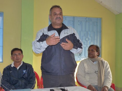 INDIA-FORMER-IPL-COACH-DAVWHATMOREIndia Former IPL Coach Dav Whatmore at Burdwan in Eastern India ----- WN/BHASKAR MALLICK