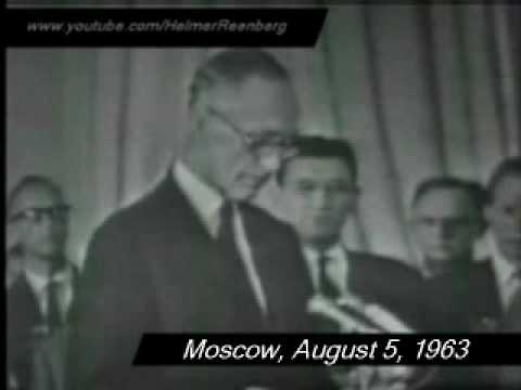 August 5, 1963 - Nuclear Test Ban Treaty signed in Moscow, Russia