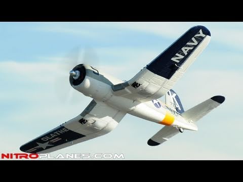 New Airfield 1430MM F4U Corsair 2.4Ghz Brushless Warbird w/ Retracts Review