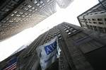 An AIG office building is shown Tuesday, March 17, 2009 in New York.