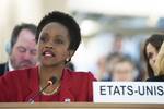 Ester Brimmer, Representative of United States during the Urgent Debate on the Human Rights & Humanitarian in Syrian Arab Republic in the High-Level Segment of the 19th session of the Human Rights Council. 28 February 2012. Photo by Jean-Marc Ferré