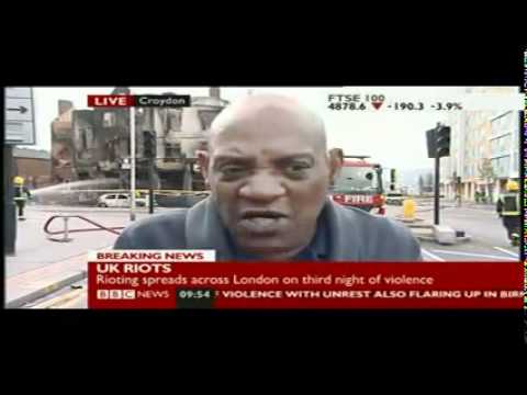 Darcus Howe BBC News Interview On Riots