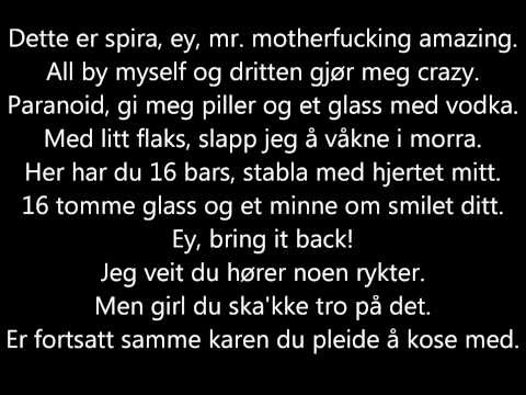 NBL - Noe Spesielt (lyrics)