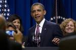 President Barack Obama speaks about the Buffett Rule, Wednesday, April 11, 2012, in the Eisenhower Executive Office Building on the White House complex in Washington.