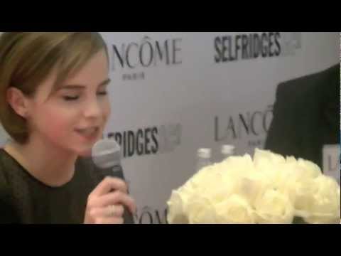 Emma Watson At Selfridges In London 10th Feb. 2012