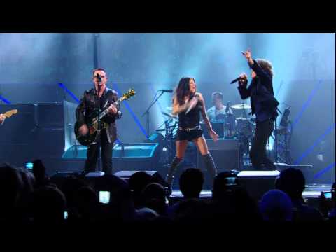 U2 Mick Jagger Fergie-Gimme Shelter (Live The 25 th Anniversary Rock and Roll Hall of Fame Concert)