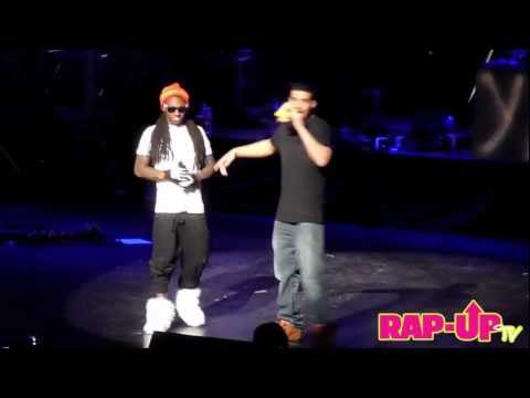 Drake and Lil Wayne Perform 'The Motto' at Cali Christmas 2011