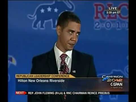 Obama Impersonator at Republican Leadership Conference