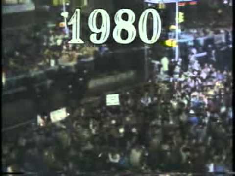 New Years Ball Drop 1979 - 1980