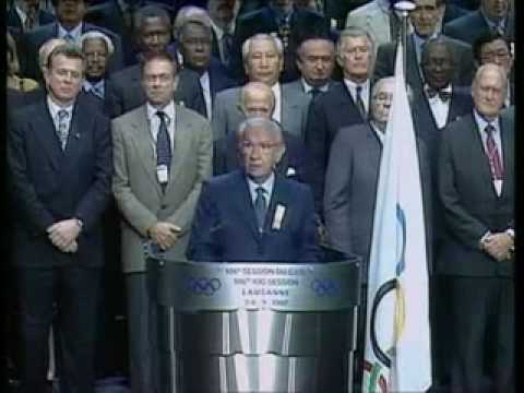 Olympic Announcement 1996 - 2016