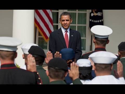 Naturalization Ceremony for US Service Members