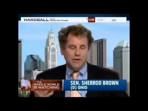 Sherrod Brown cheers Occupy Wall Street on Hardball