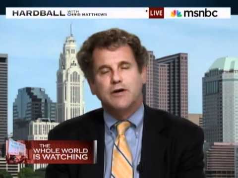 sherrod brown celebrates Occupy Wall Street