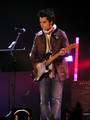 Kelly Jones performs a solo set at the Tsunami Relief Cardiff concert in January 2005