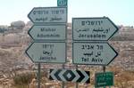 Israeli road signs in Arabic, Hebrew and English. Arabic is de jure one of Israel's official languages, and the use of Arabic increased significantly following Supreme Court rulings in the 1990s.