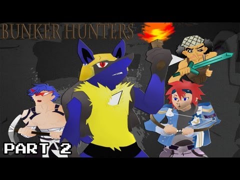 Minecraft: Bunker Hunters w/ Blue, Creed, Getsu & Sky - Part 2 - 