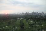 Makati City at sunset with Manila Golf Club in the foreground. Metro Manila has a registered population of 11,553,427 people.[2] However, as of 2011, the greater urban area of Manila has a population at around 21,295,000.