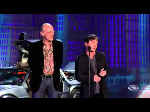 Scream Awards - Back To The Future 25th Anniversary - Michael J Fox & Christopher Lloyd reunited