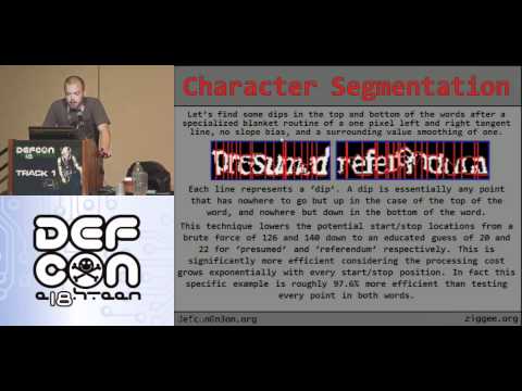 DEFCON 18: Decoding reCAPTCHA 2/3