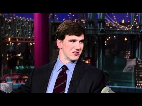 David Letterman - Super Bowl MVP Eli Manning