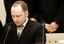 Accused Norwegian Anders Behring Breivik arrives at the courtroom, in Oslo, Norway, Tuesday April 17, 2012.